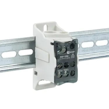 Блок распределительный (КБР) крепеж на панель и DIN 125A