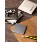 Валенсия лицевая панель выключателя проходного 1-кл. 10А сталь