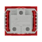 VIVA Розетка силовая с заземлением красная