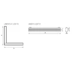 Светильник светодиодный LINER/S DR LED 1200 TH S EM 4000K