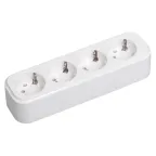                  Колодка K04 4 места 2P+PE 16A CLASSIC
               