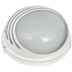 Светильник НПП1107 белый/круг ресничка 100Вт IP54 IEK