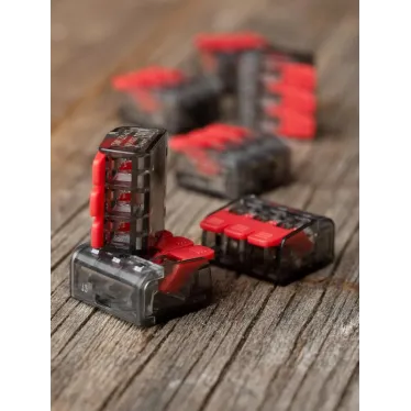 Клемма СМК 221-413 3 отверстия 0.2-4.0 мм2 (100 шт.) PROxima