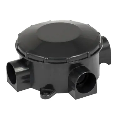 Коробка распаячная КМР-040-040б трехрожковая черная (70х35) PROxima