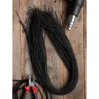 Термоусаживаемая трубка ТУТ нг 1/0.5 черная в отрезках по 1м PROxima