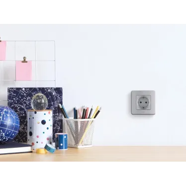 Рамка 1 пост INSPIRIA алюминий