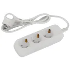                  Удлинитель электрический 3 розетки с заземлением 1,5м ПВС 3x0.75мм2 UDL-10-315-E Greenline ЭРА
               