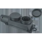                  Колодка Navigator 61 371 NCA-BLR2-02-16A-E-IP44-BL 2гн с/з каучук черная
               