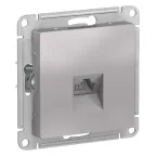 Розетка ATLASDESIGN компьютерная RJ45 механизм алюминий