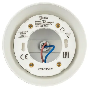 Светильник трековый однофазный TR42-GX53 WH под лампу GX53 белый | Б0054177 | ЭРА