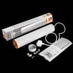 Светильник светодиодный трековый на шинопровод ДПО-10Вт 3000К 600Лм 30° BL (белый) на подвесе (1м) IP40 Jazzway