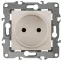 Розетка 2P, 16A-250В, Эра12, слоновая кость, 12-2105-02