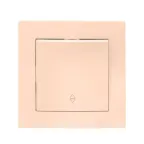 Валенсия выключатель 1-кл. 10А кремовый проходной