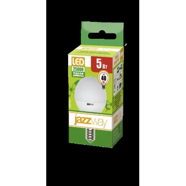 Лампа светодиодная LED 5Вт E14 400Лм теплый матовая шар 230V/50Hz ECO