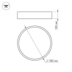 Светильник SP-TOR-PILL-R500-35W Day4000 (BK, 120 deg) | 022998(1) | Arlight