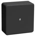 Коробка расп. КМ о/п 75х75х28мм черная