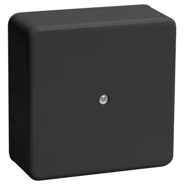 Коробка расп. КМ о/п 100х100х29мм черная