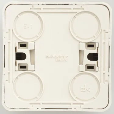 ЭТЮД Розетка наружная без заземления без шторок бежевая