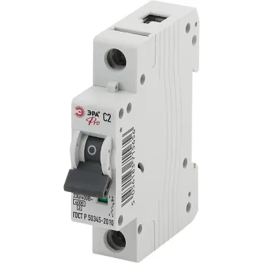 Выключатель автоматический PRO NO-901-59 ВА47-63 1P 2А кривая C 6кА ЭРА