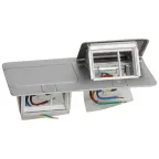 Блок выдвижной 8 (2х4) модуля алюминий