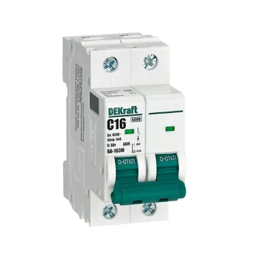 Выключатель автоматический без теплозащиты 2P 16А х-ка C 6кА ВА-103M