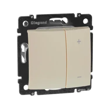 VALENA Светорегулятор 4-кнопочный в рамку слоновая кость 600Вт