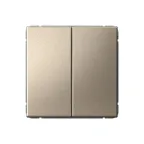 ARTGALLERY 2-клавишный выключатель, сх.5, 10АХ, механизм, шампань