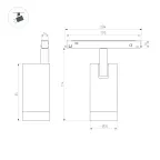 Светильник MAG-ORIENT-LASER-FOLD-S230-12W Warm3000 (BK, 30 deg, 48V, DALI) (Arlight, IP20 Металл, 5 лет) | 034642(1) | Arlight