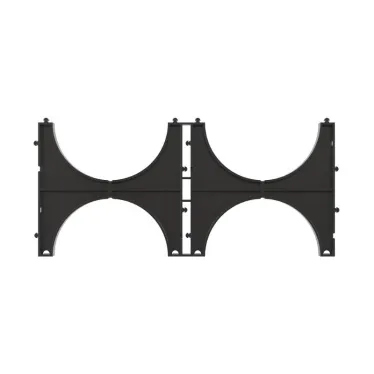 Держатель расстояния (кластер) 110мм для двустенныx труб двойной