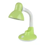 Светильник настольный. Цоколь Е27. Механический выключатель. Зеленый.