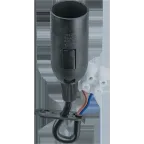 Патрон электрический NLH-P-F-BL-E14-TB пластиковый черный с КЗВ | 61353 | Navigator