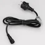 Шнур питания ARD-CLASSIC-BALL-LIVE-1.5м Black (230V, 1.6A) (ARDCL, Закрытый)