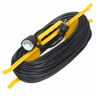 Удлинитель силовой 1 розетка шнур 50м ПВС 3x1 УР50