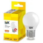 Лампа LED ALFA G45 шар 10Вт 230В 3000К E27 IEK