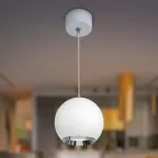 Светильник подвесной потолочный PL32 WH/CH MR16 GU10 круг белый, хром