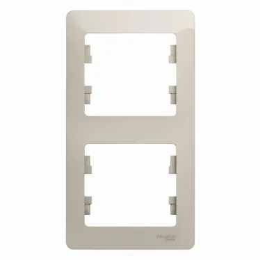 GLOSSA рамка 2-постовая вертикальная молочный