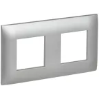 SKANDY Рамка 2-местная SK-F02S серебряный IEK