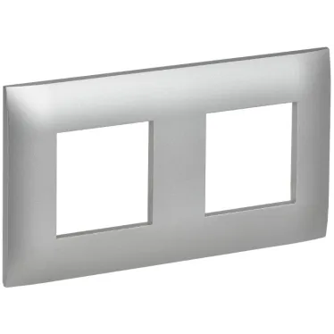 SKANDY Рамка 2-местная SK-F02S серебряный IEK