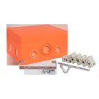                  Коробка распаячная огнестойкая (176х126х74) 5 кк/1,5-16мм/12 мв IP66 PROxima
               