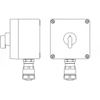 Взрывозащищенный пост управления из полиэстера CPE-Р-03 -(1xPB54(11)) -1x6018ANP22BKM2SB(C)1Ex d e IIC Т5 Gb / Ex tb IIIC T95°C Db IP66