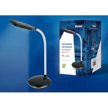 Светильник настольный 7W Механический выключатель TLD-561 Black/LED/450Lm/4500K Черный