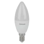 Лампа светодиодная LED 7 Вт E14 6500К 560Лм свеча 220 В (замена 60Вт) OSRAM упак 5 шт