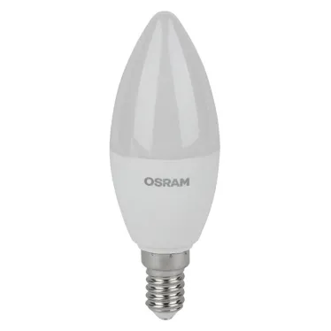 Лампа светодиодная LED 7 Вт E14 6500К 560Лм свеча 220 В (замена 60Вт) OSRAM упак 5 шт