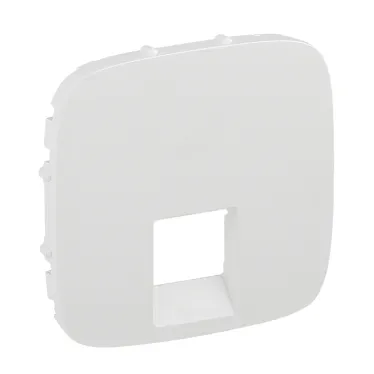 Valena ALLURE Белый Накладка розетки ТЛФ/комп 1-ой | 755415 | Legrand