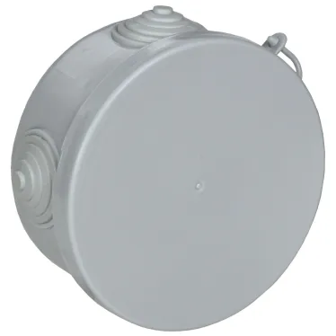 Коробка распределительная КМ для о/п D-85х40мм IP54 4 вв (7035) GENERICA