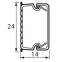Кабель-канал 24x14мм