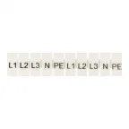 Маркеры для JXB-ST 4 с символами L1, L2, L3, N, PE (10 шт.) PROxima