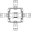 Взрывозащищенная клеммная коробка из алюминия TBE-A-12 -(6xCBC.2) -1x6018ANP22BKM2SB(A) - 1x6018ANP22BKM2SB(B) - 1x6018ANP22BKM2SB(C) -1x6018ANP22BKM2SB(D)1Ex e IIC Т5 Gb /Ex tb IIIC T95°C Db IP66