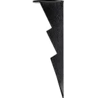 Держатель грунтовый ДГ-02 для прожекторов и ландшафтных светильников черный для крепления в грунт