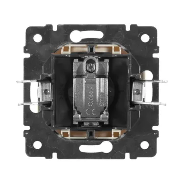 VALENA Розетка телевизионная TV проходная в рамку слоновая кость 14дБ